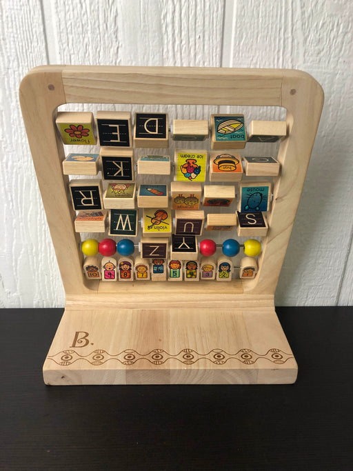 used B. Toys Wood Alphabet Abacus