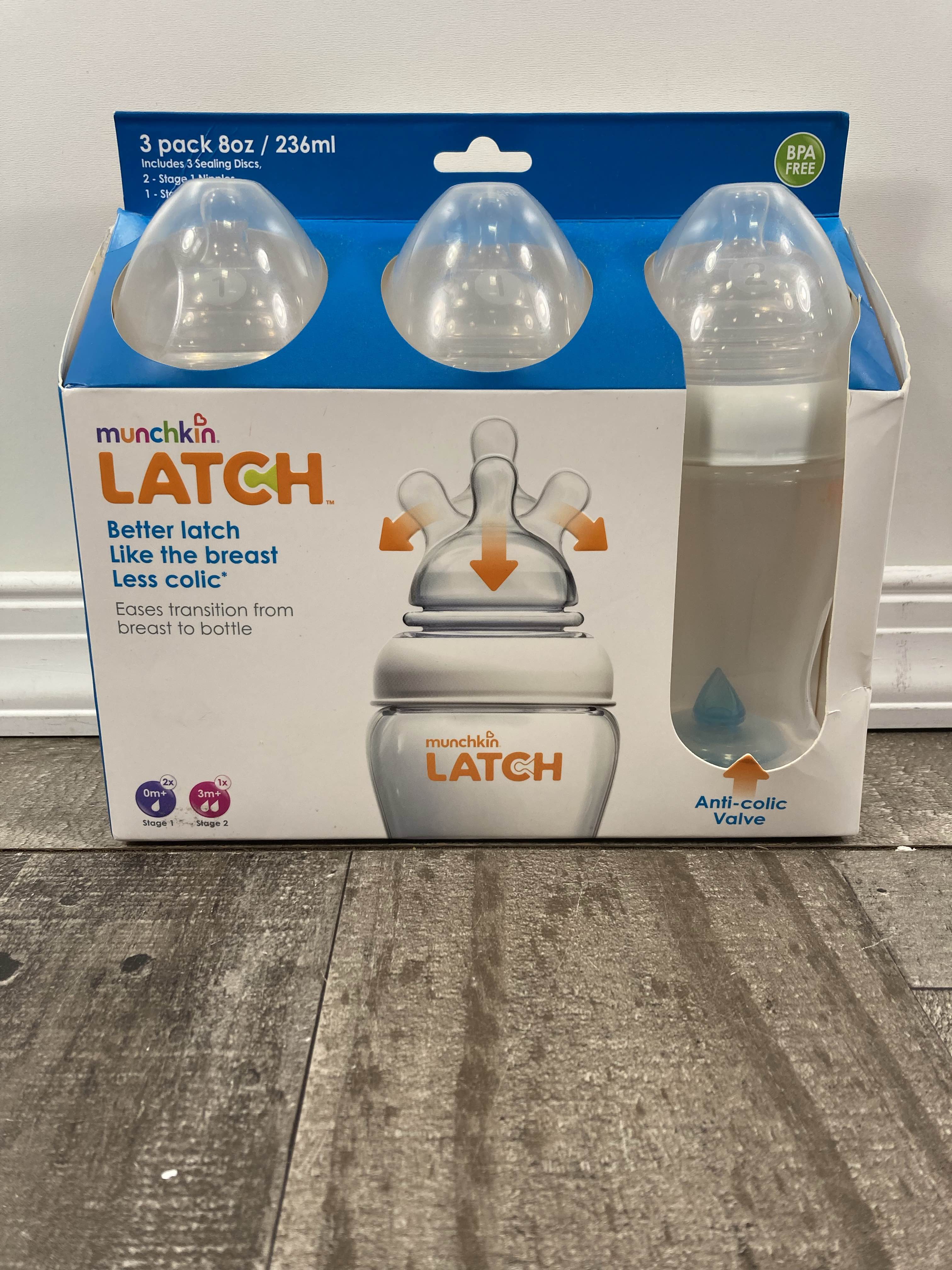 Munchkin latch store 3 pack bottles