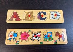 used Battat Wooden Peg Puzzles