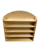 used Disney Pooh’s Alphabet Wood Display Shelf