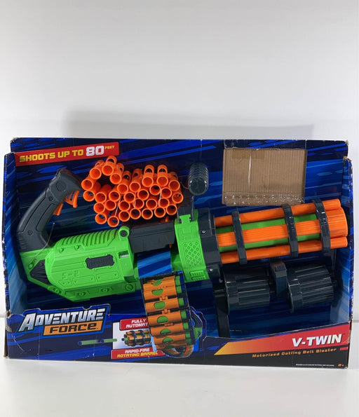 used Adventure Force V-Twin Motorized Gatling Belt Dart Blaster