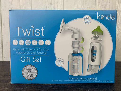 used Kiinde Breast Milk Storage Twist Gift Set