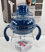 Shop OXO Tot Transitions Soft Spout Sippy Cup with Removable Handles, Navy at GoodBuy Gear