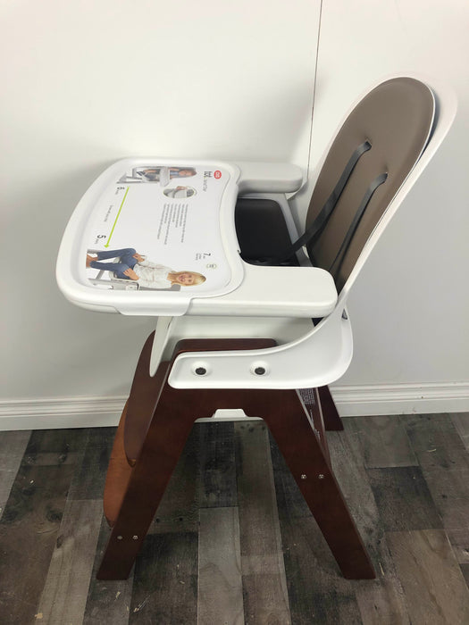 secondhand OXO Tot Sprout High Chair, Taupe/Walnut