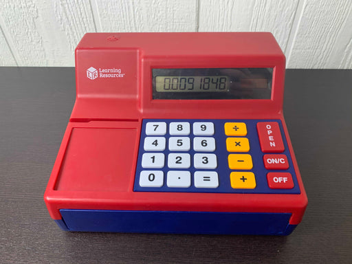 used Learning Resources Pretend & Play Calculator Cash Register