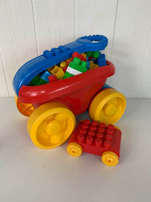 secondhand Mega Bloks First Builders Block Scooping Wagon