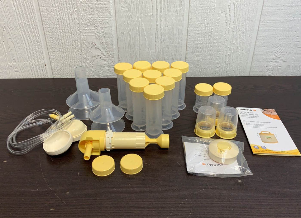 used Medela Symphony Initiation Kit, with Milk Storage Accesories