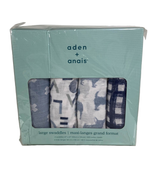 secondhand Aden + Anais Cotton Muslin Swaddle, 4pk, Waverly