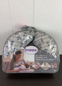 used Boppy Luxe Nursing Pillow, Navy Nautical