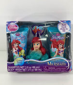 used Disney The Little Mermaid Soap & Scrub Set