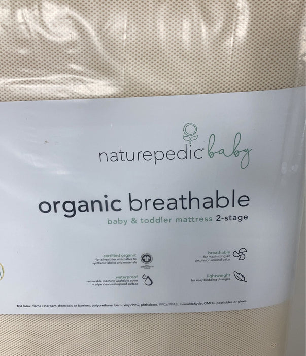 Shop Naturepedic Organic Breathable Ultra 2-Stage Mattress, Natural at GoodBuy Gear