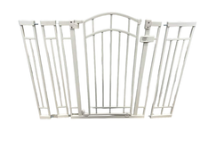 used Summer Infant Multi-use Extra Talk Walk-through Safety Baby Gate