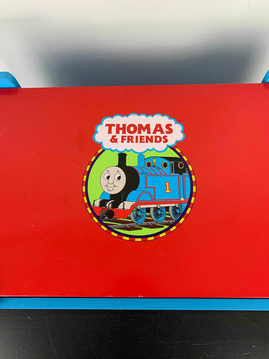 secondhand Thomas & Friends Wood Toy Chest On Wheels