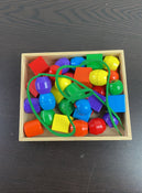 used Melissa & Doug Primary Lacing Beads