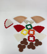 used Melissa & Doug Felt Play Pizza