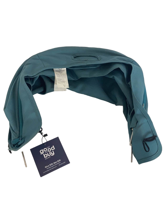 secondhand Bugaboo Donkey Sun Canopy, Petrol Blue