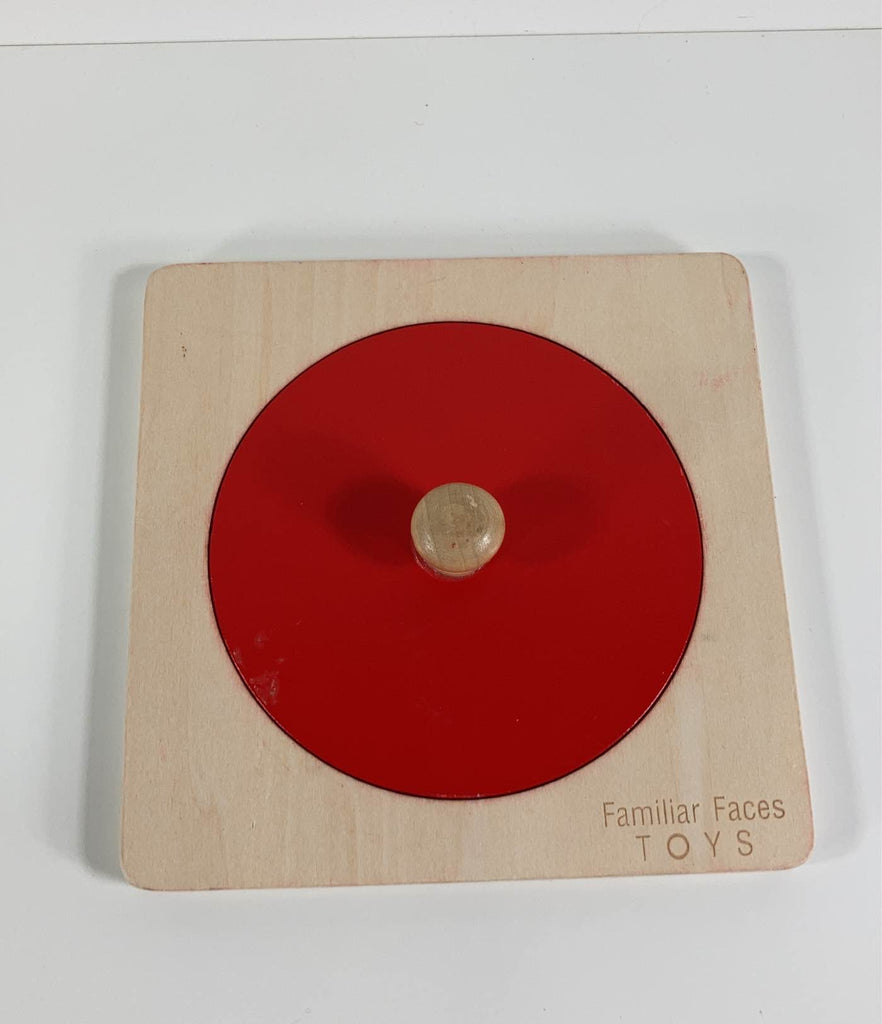 Familiar Faces Toys Mirror Peekaboo Knob Puzzle