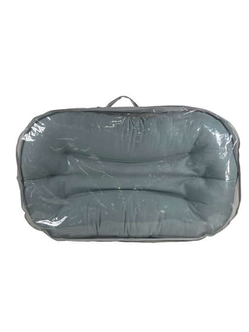 used Snuggle Me Organic Sensory Infant Lounger, Slate