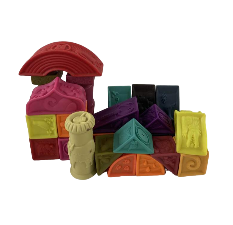 B. toys Elemenosqueeze Blocks