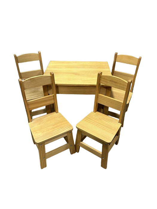 used Melissa & Doug Wooden Table & Chairs