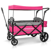 used Wonderfold X2 Push + Pull Double Stroller Wagon, 2021, Pretty-n-Pink