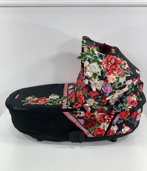 secondhand Cybex MIOS LUX Carry Cot, Spring Blossom Dark