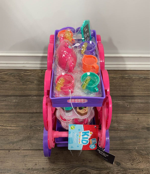 used Kid Connection Deluxe Tea Cart Playset