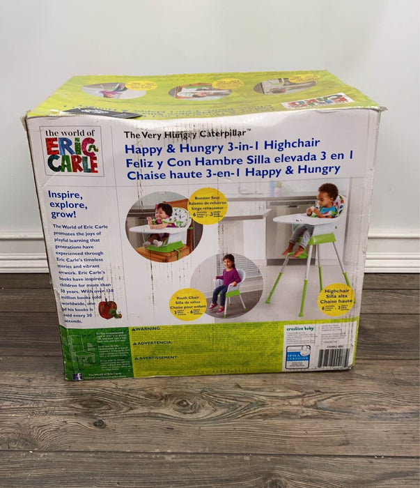 secondhand Eric Carle The Very Hungry Caterpillar Happy and 3-in-1 High Chair