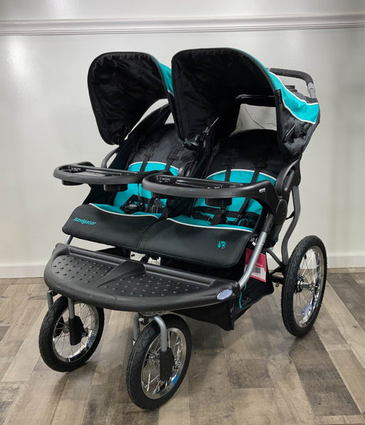 used Baby Trend Navigator Lite Double Jogger Stroller, 2021