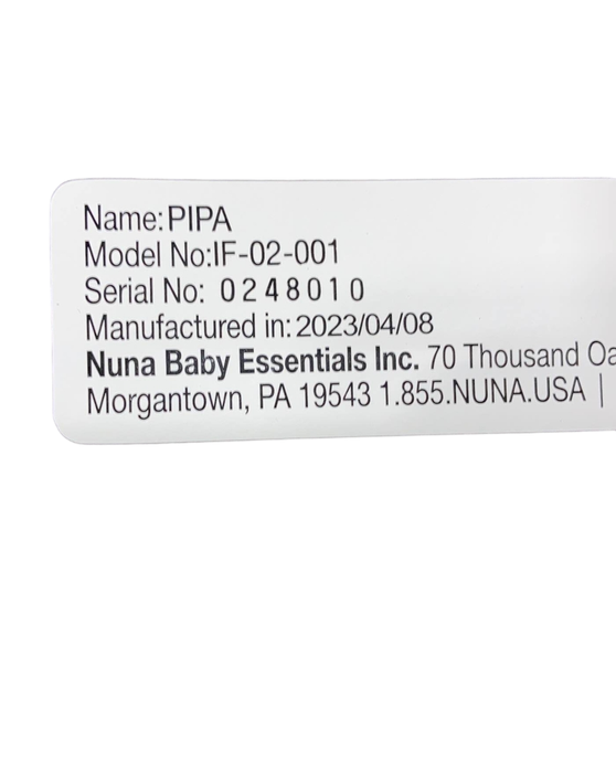 Nuna PIPA Series Car Seat Base, 2023