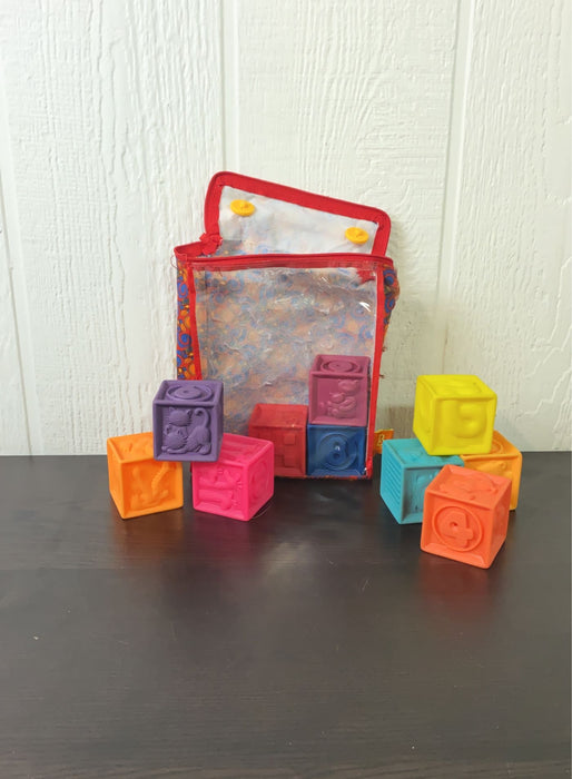 secondhand B. toys One Two Squeeze Blocks