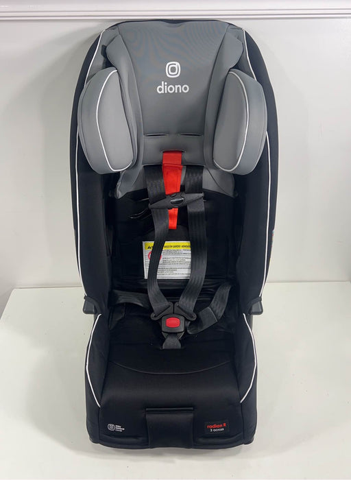 secondhand Diono Radian 3RXT Convertible Car Seat, 2022, Black Gray