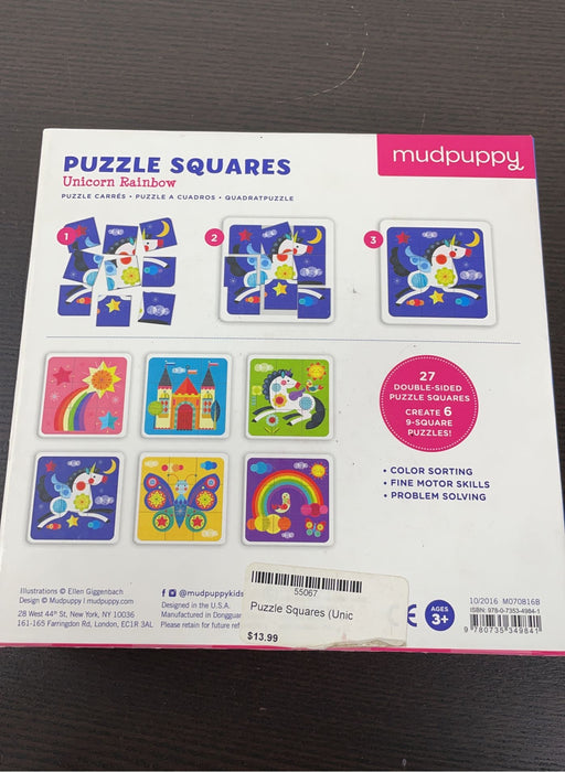 secondhand MudPuppy Squares Puzzle