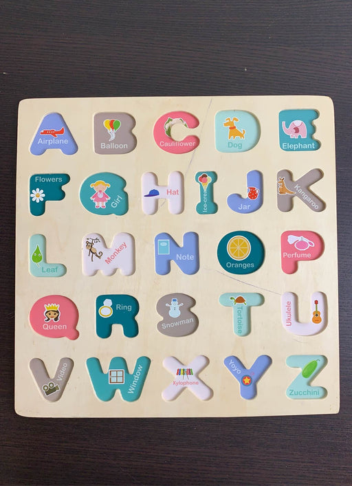 secondhand Wooden Alphabet Puzzle