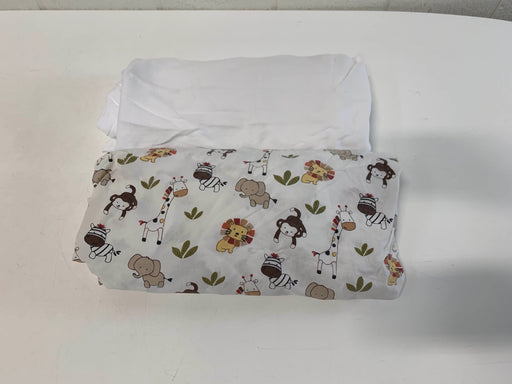 used BUNDLE Fitted Crib Sheets