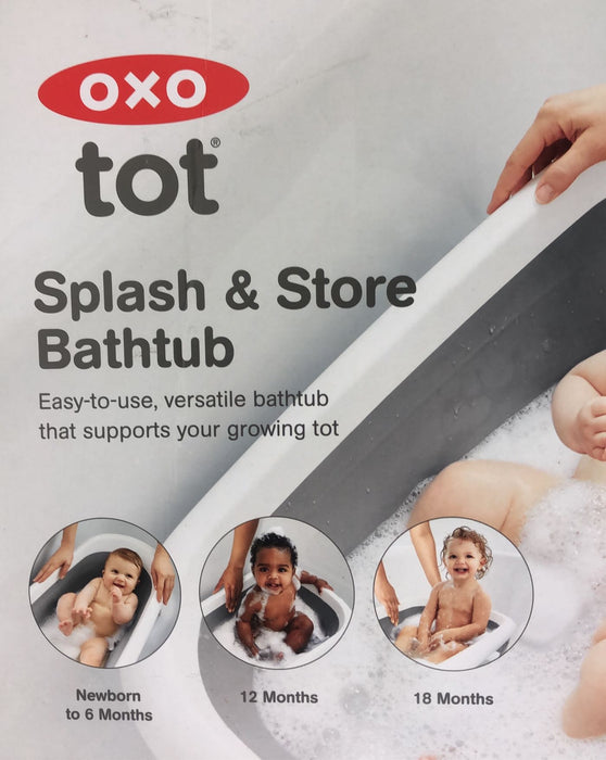 used OXO Tot Splash & Store Baby Bathtub