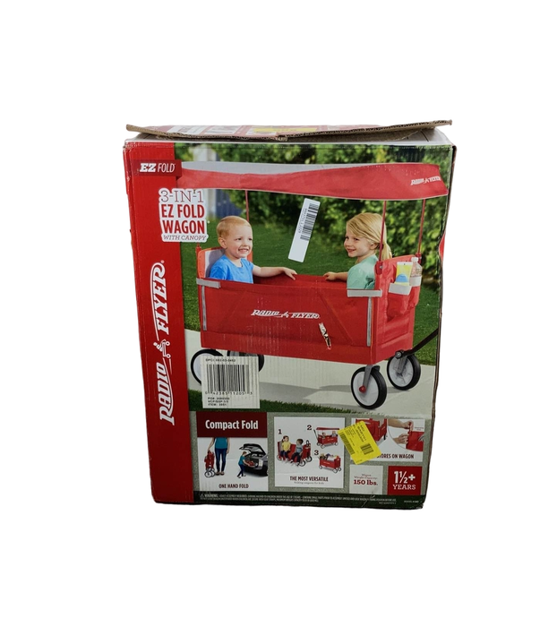 used Radio Flyer 3-in-1 EZ Fold Wagon With Canopy