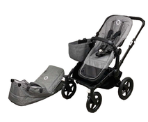 used Bugaboo Donkey 5 Stroller Mono, 2023, Grey Melange, Black