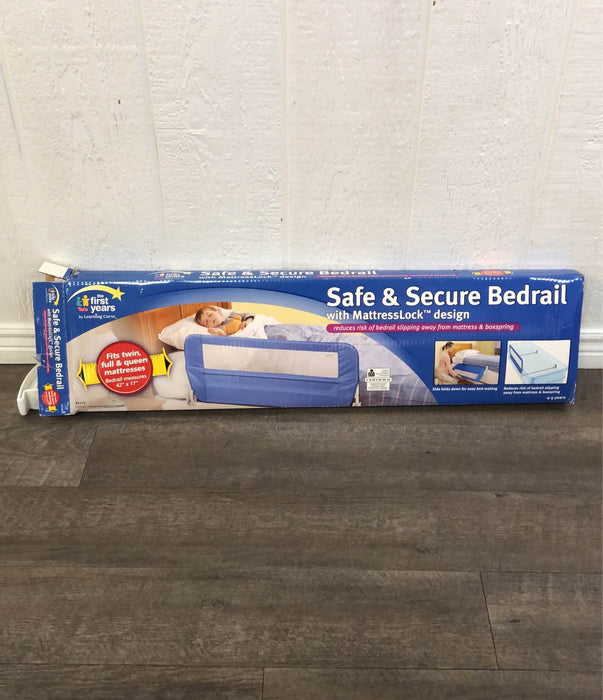 used The First Years Safe And Secure Bedrail