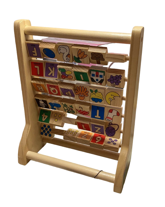 secondhand Melissa & Doug ABC 123 Abacus