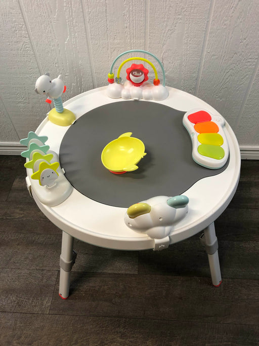 secondhand Skip Hop Explore and More Baby's View 3-Stage Activity Center, Silver Lining Cloud