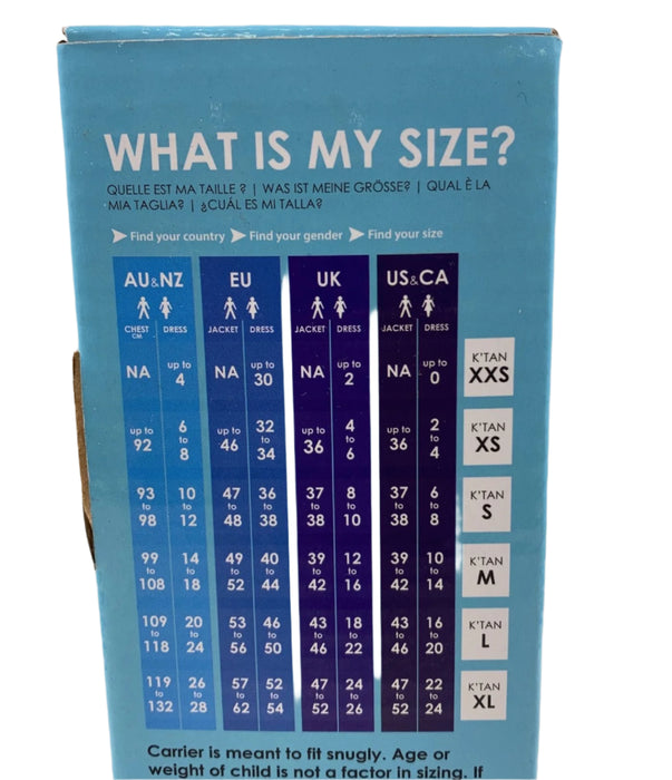 Shop Baby K'tan Baby Carrier, Black, Medium, Active at GoodBuy Gear