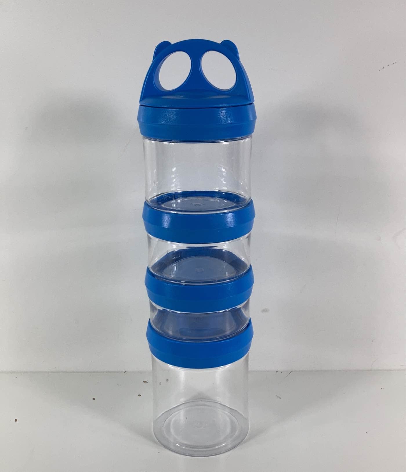 SELEWARE Portable Stackable Food Storage Containers for Snacks Formula Powder and Drinks Twist Lock System Airtight Leak-Proof BPA and Phthalate