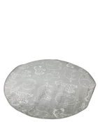 Shop Unique Loom Whimsy Kids Round Rug, Gray, 5’3” at GoodBuy Gear