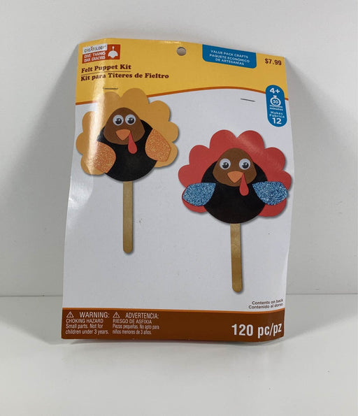 used Creatology Felt Puppet Kit, -Turkeys