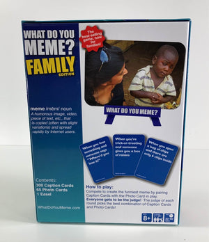 What Do You Meme? Family Edition - The Hilarious Family Card Game for Meme  Lovers 