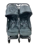 secondhand Mompush Lithe Double Stroller, 2021, Black