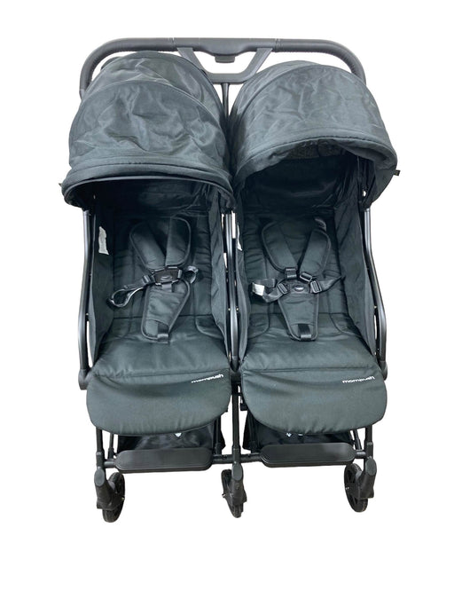 secondhand Mompush Lithe Double Stroller, 2021, Black