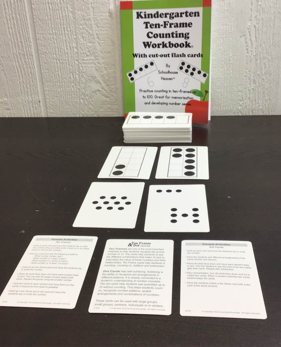 used Learning Advantage Ten Frame And Dot Card Set