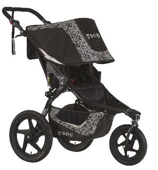 used BOB Revolution Flex 3.0 Single Jogging Stroller, 2021, Lunar Black